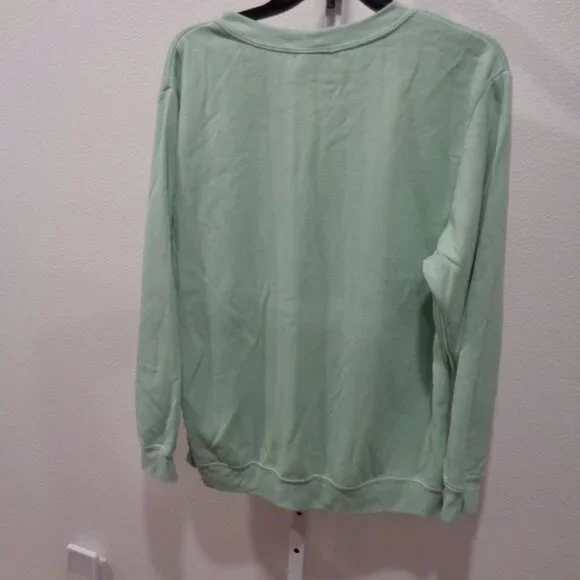 Casual News Vintage Women's Sweatshirt Sweater Size Large Acrylic Long Sleeve - Picture 12 of 12